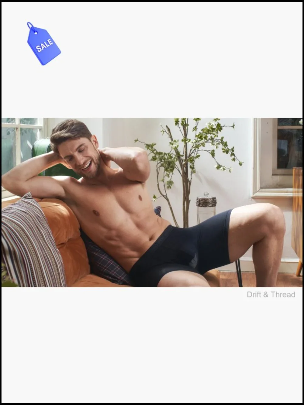 Men's Boxer Briefs 4-Pack Modal Dual Pouch Anti-Chafe XL